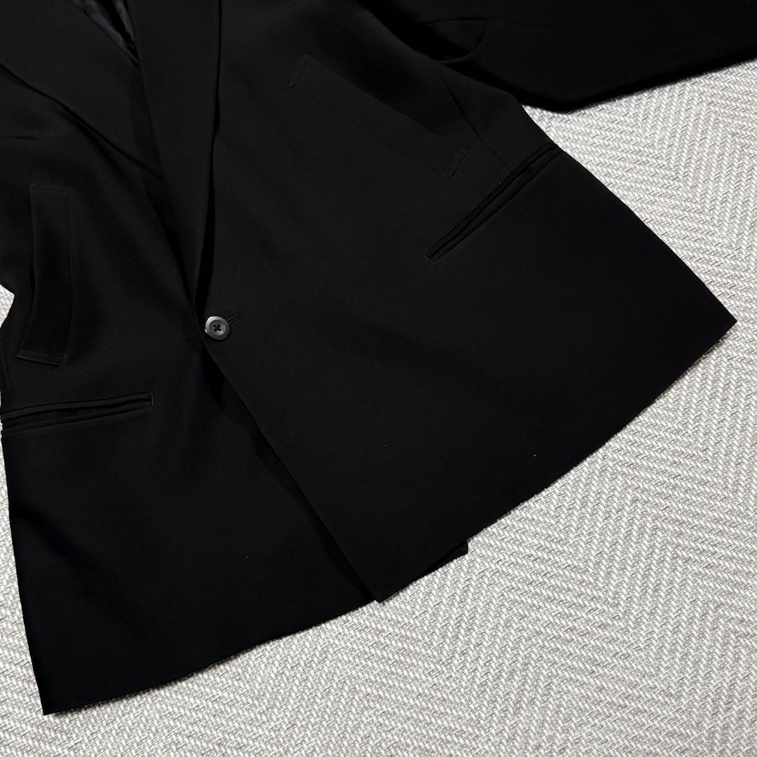 美品 クルニ Welt Pocket テーラードジャケット ブラック 1
