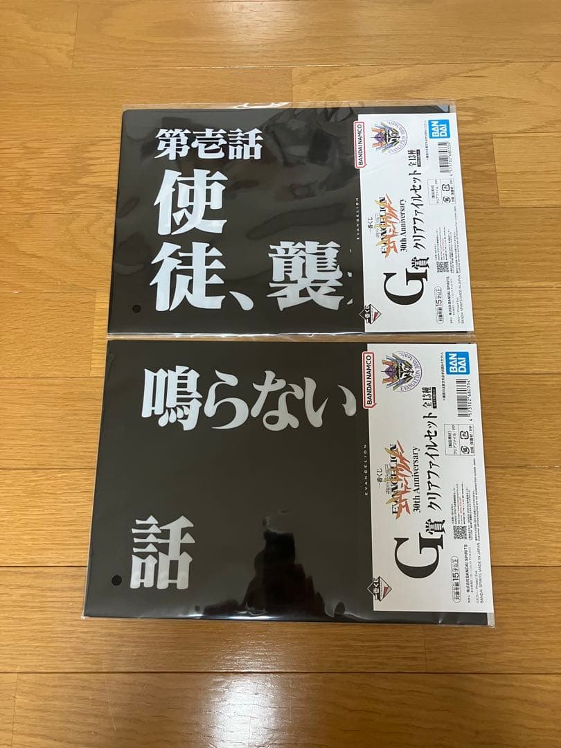 一番くじ 新世紀エヴァンゲリオン G賞 クリアファイル コンプリートセット