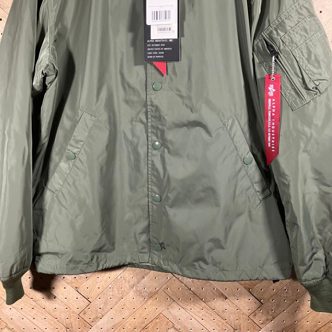 新品 ALPHA INDUSTRIES MA-1 コーチジャケット オリーブ