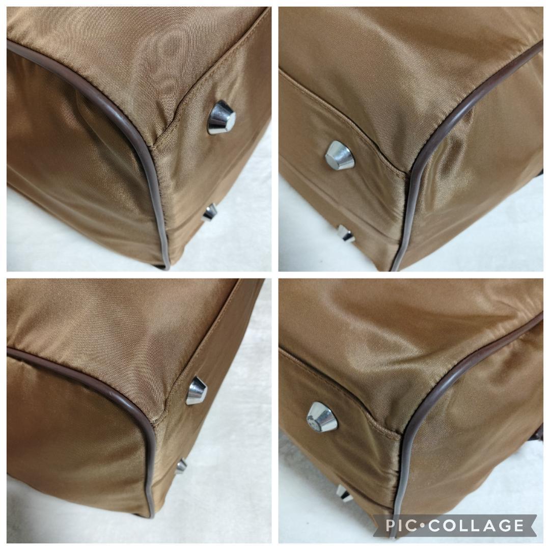 PRADA プラダ ボストンバッグ 2way ショルダー レザー ナイロン