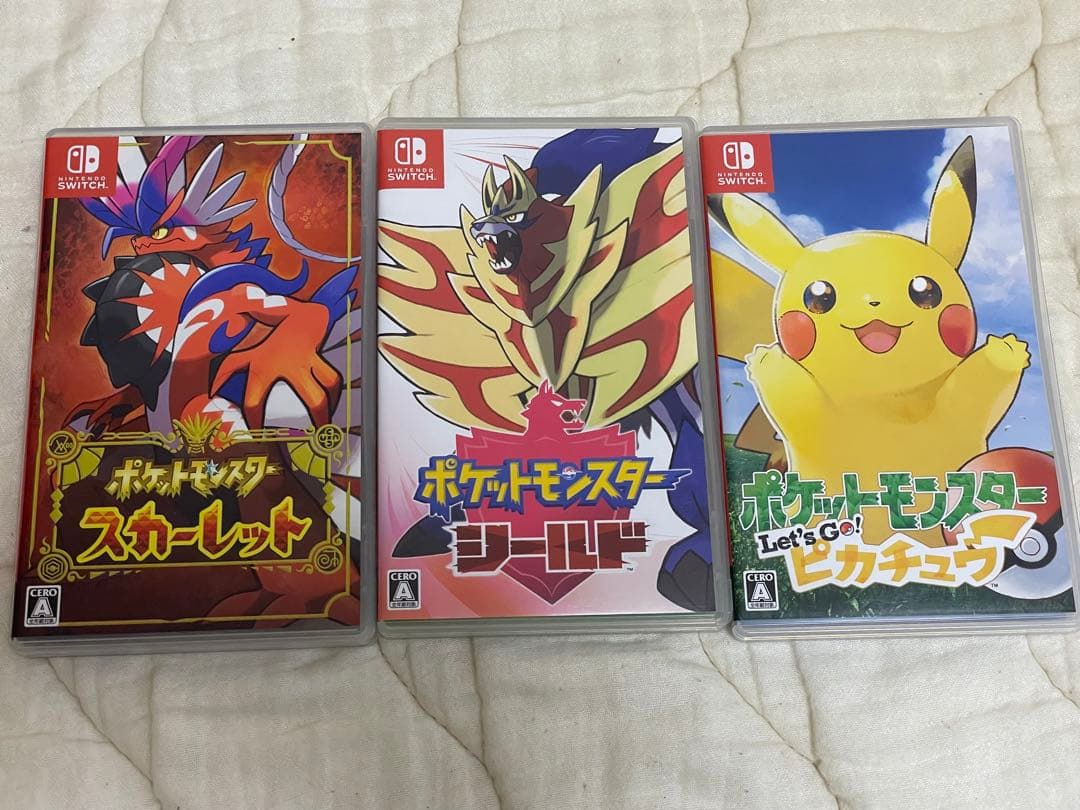 ポケモン　ポケットモンスター　スカーレット　シールド　ピカチュウ　Switch