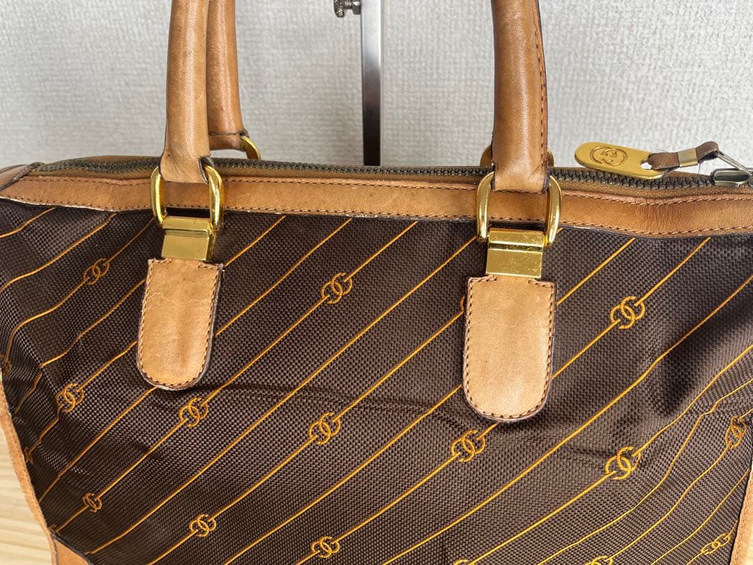 GUCCI オールドグッチ　ナイロン　ハンドバッグ　ミニボストン　vintage