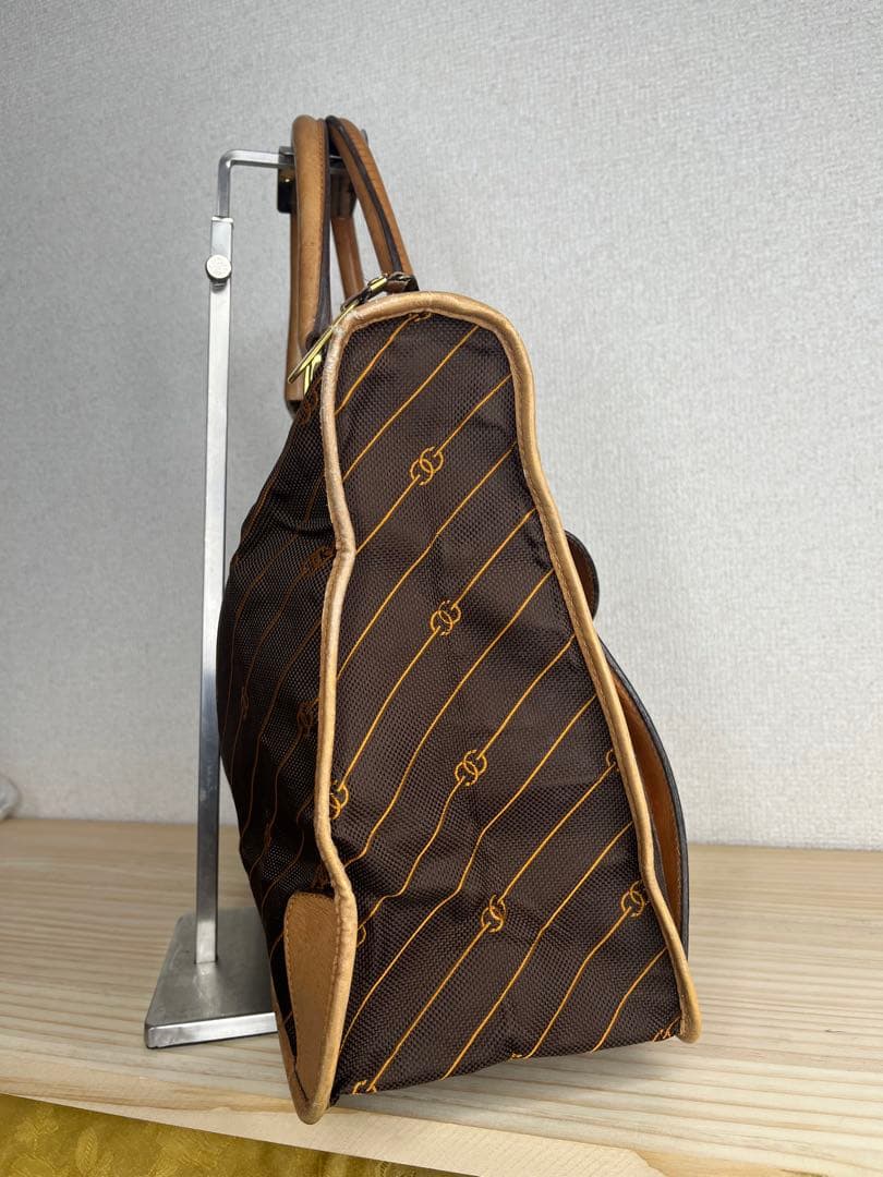 GUCCI オールドグッチ　ナイロン　ハンドバッグ　ミニボストン　vintage