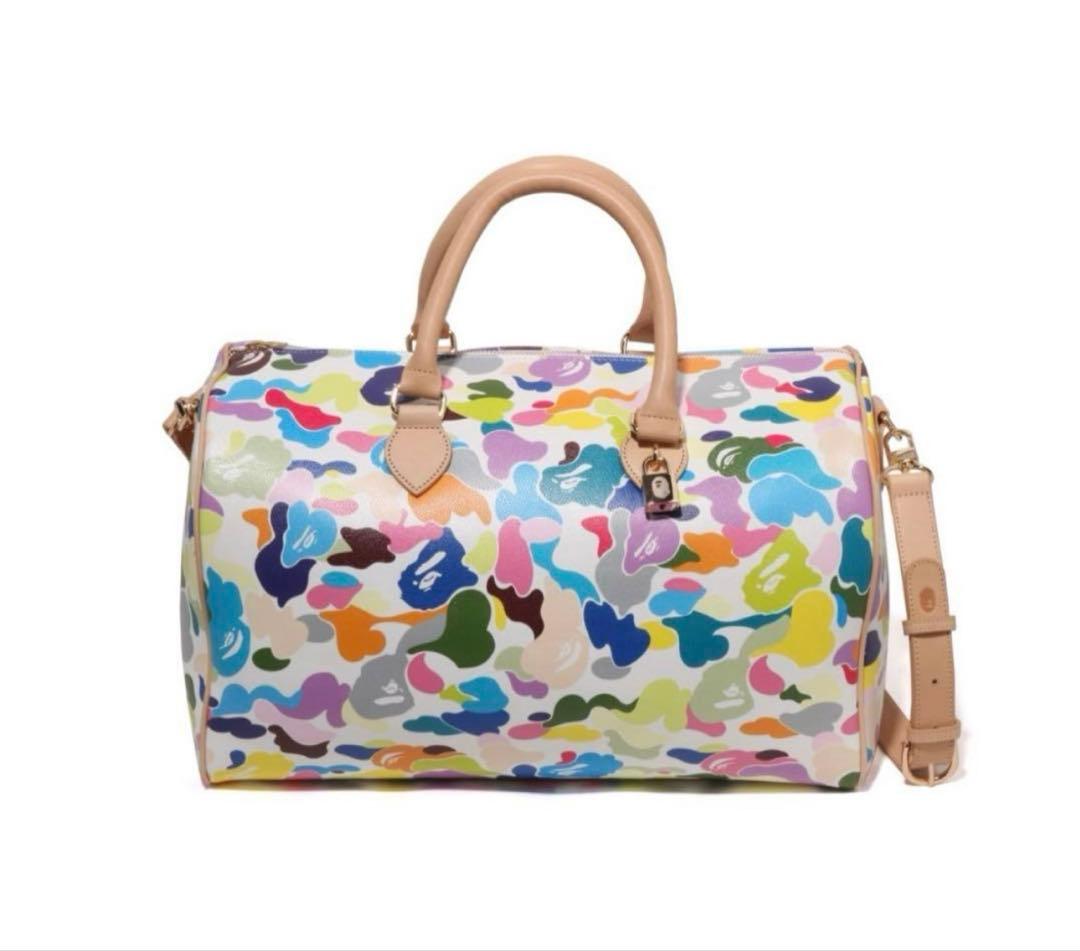 新品 bape ape MULTI CAMO BOSTON BAG