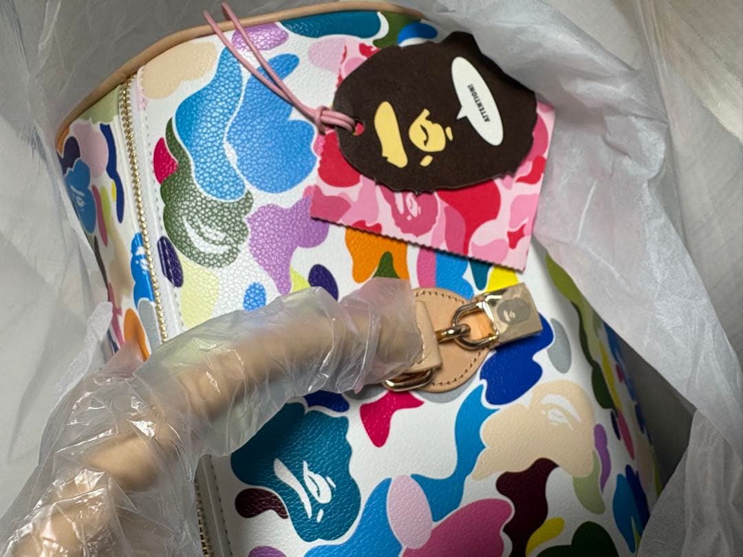 新品 bape ape MULTI CAMO BOSTON BAG