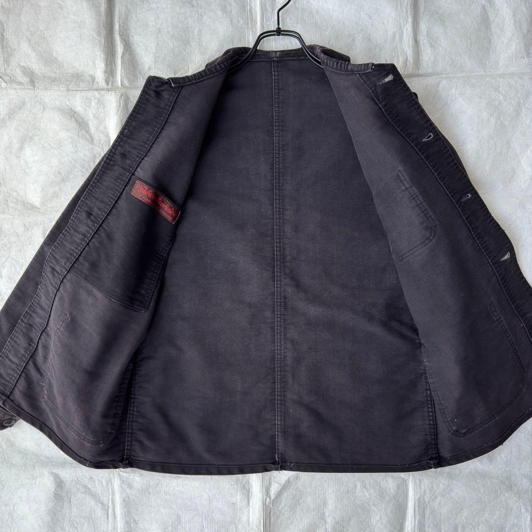 50’s French Black Moleskin