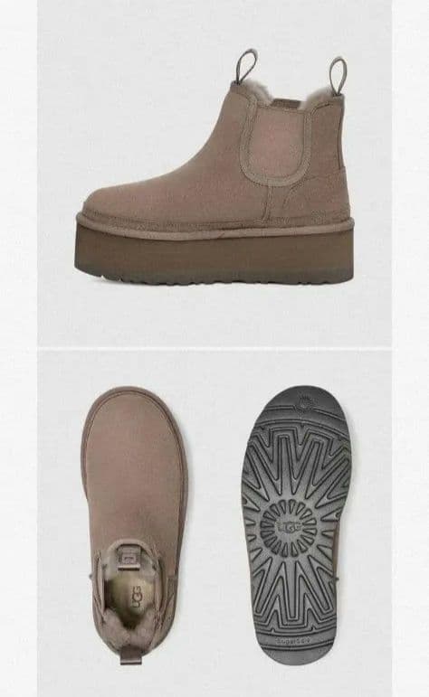 試着のみUGG アグNeumel Platform Chelsea　 25cm