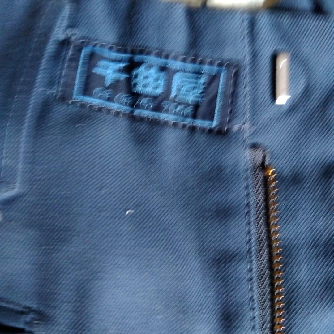千曲屋 鳶服 上下 薄い紺 ウエスト76とボタンシャツ２枚