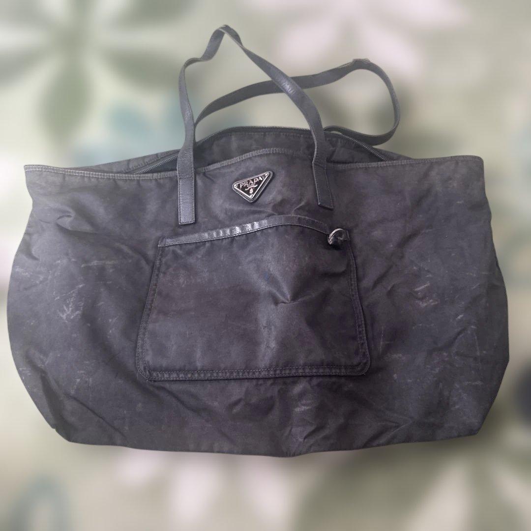 PRADA ブラックボストンバッグ ，ショルダーバッグ4点セット