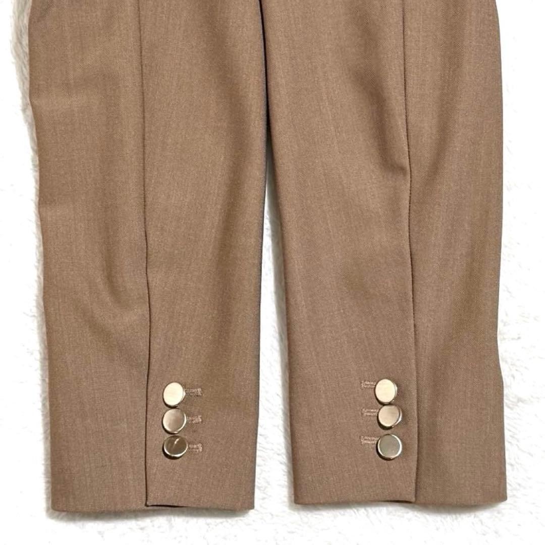 未使用級✨　MaxMara　ジャケット　ウール混　金ボタン　キャメル　XL　近年
