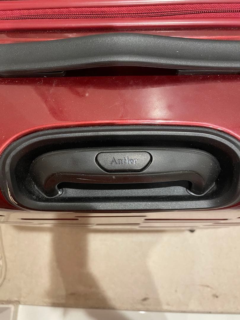 Anfler スーツケース 赤