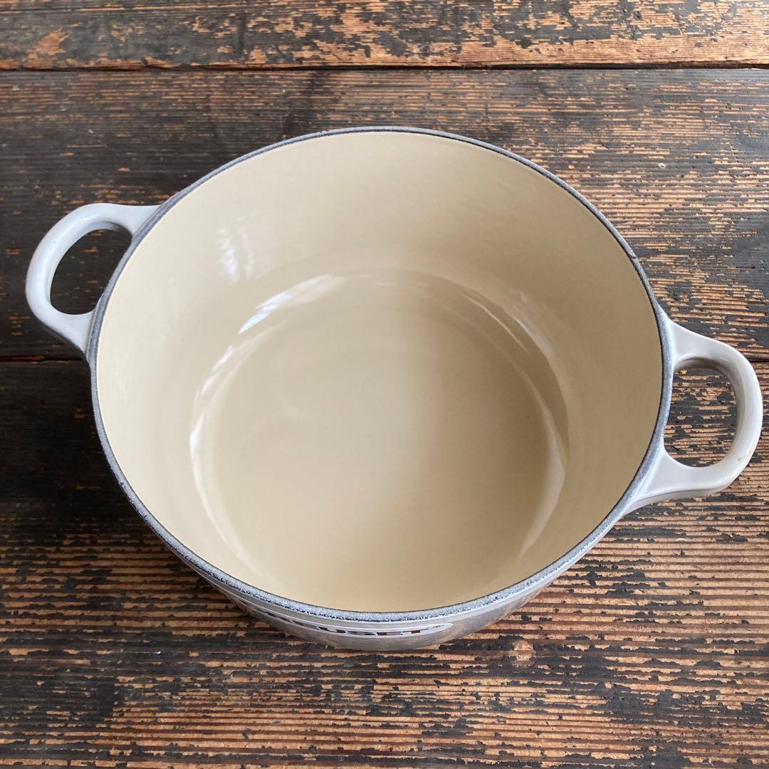 LE CREUSET 両手鍋 20cm グレー IH対応
