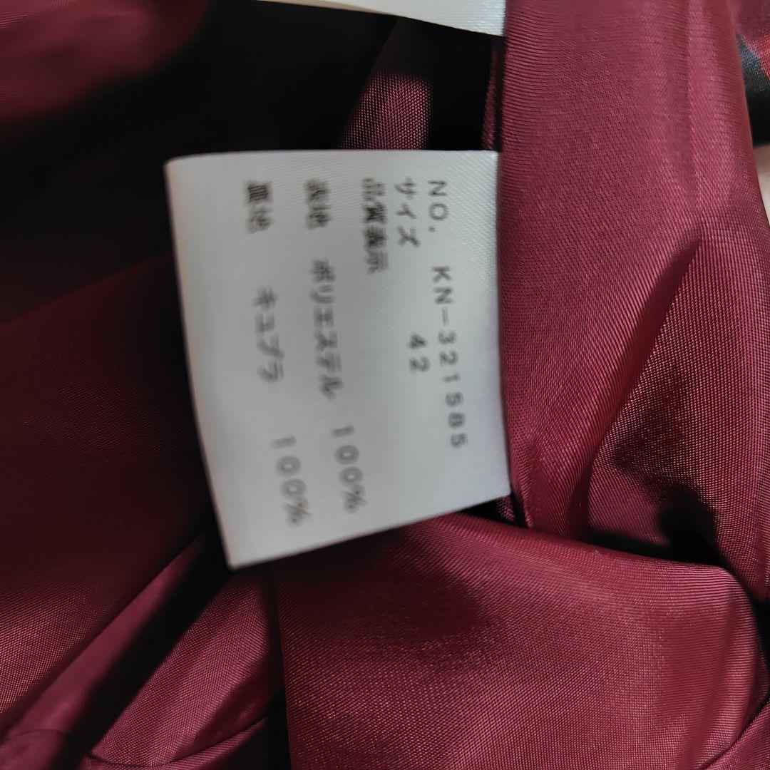 【極美品♡超希少42】エムズグレイシー　サテンフラワープリントワンピース　ピンク