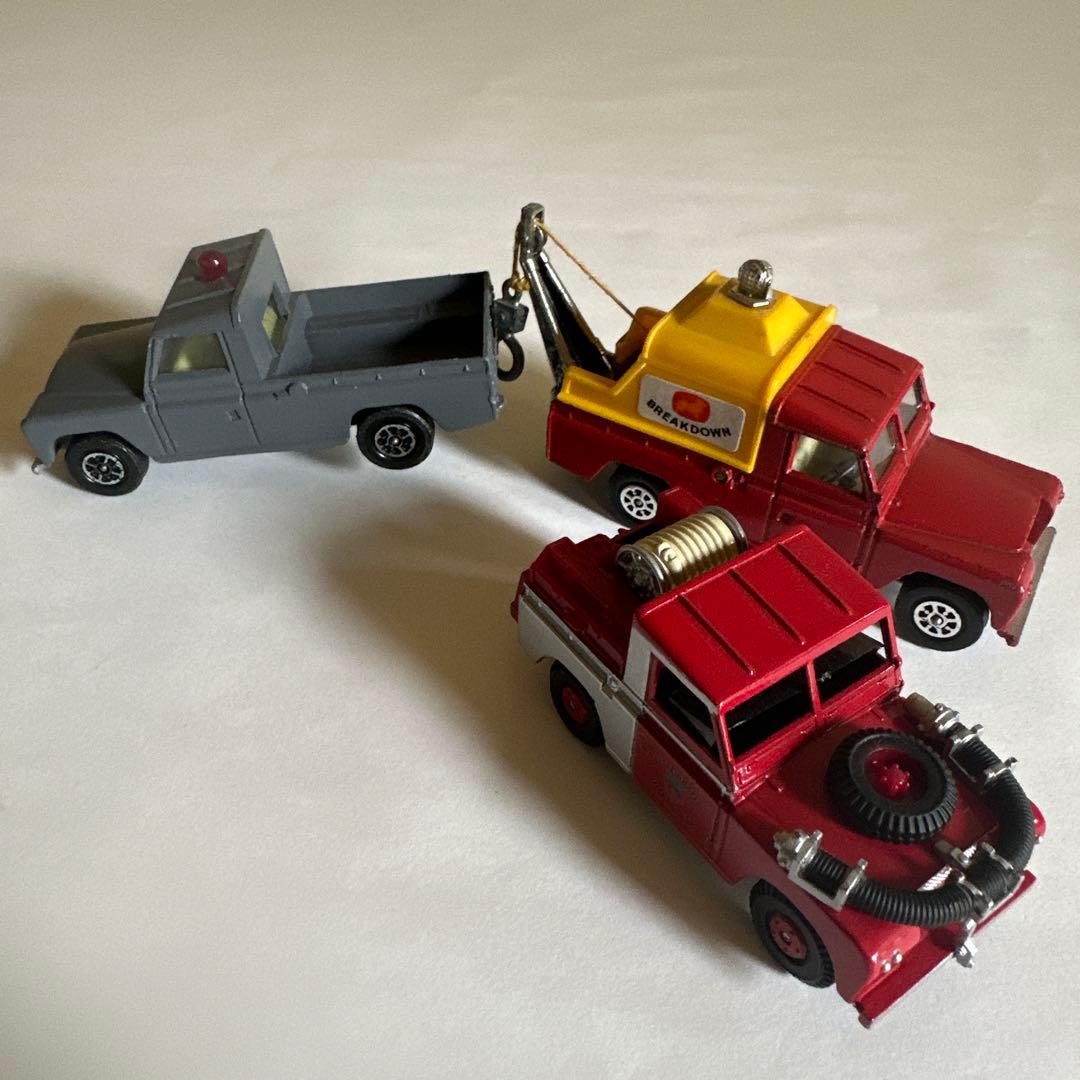 ミニカー LANDROVER CORGI TOYS 3set
