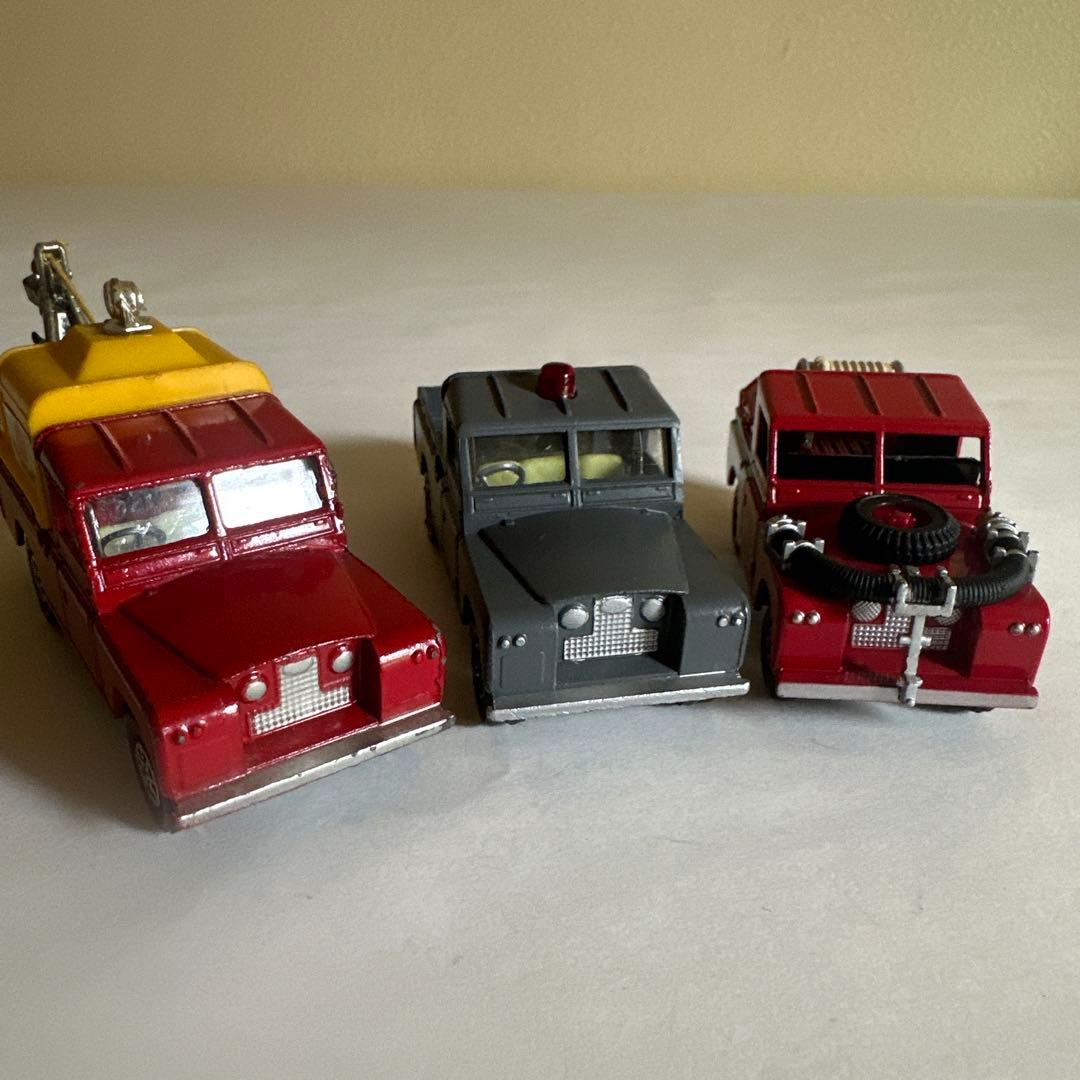 ミニカー LANDROVER CORGI TOYS 3set