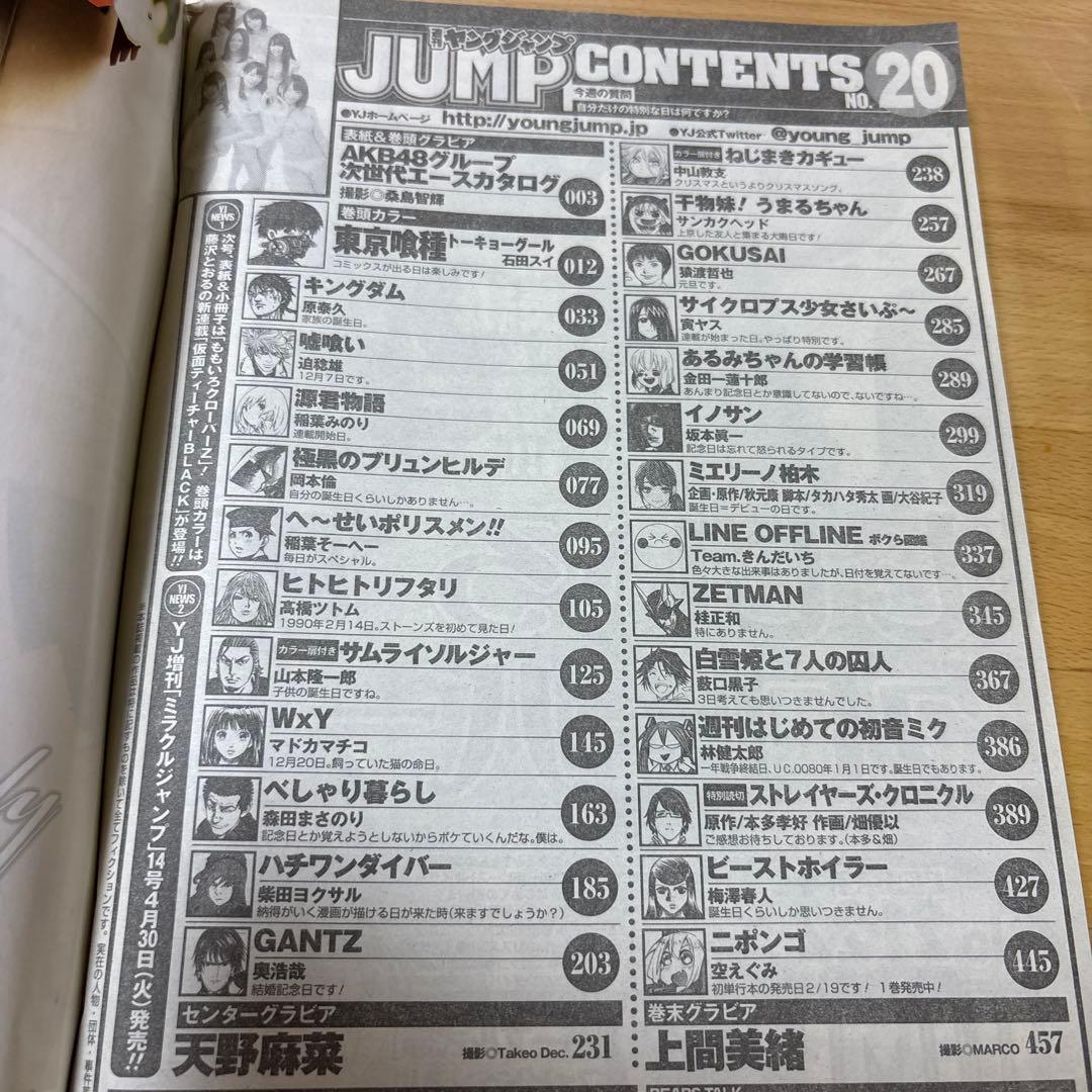週刊ヤングジャンプ　2013年　No.20号