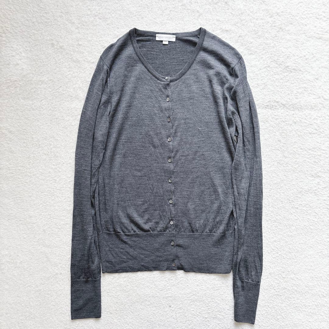 ジョンスメドレー✨JOHN SMEDLEY カーディガン メリノウール L