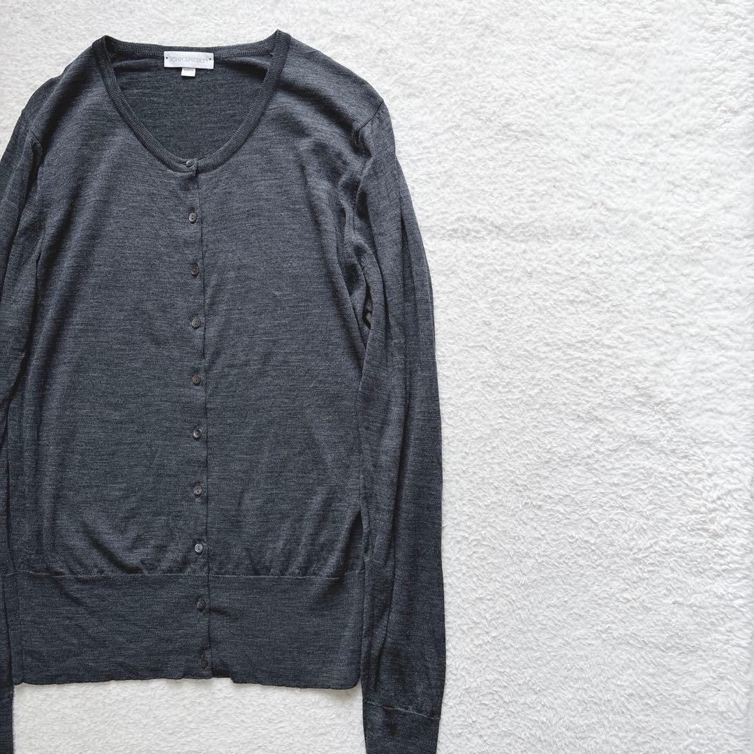 ジョンスメドレー✨JOHN SMEDLEY カーディガン メリノウール L