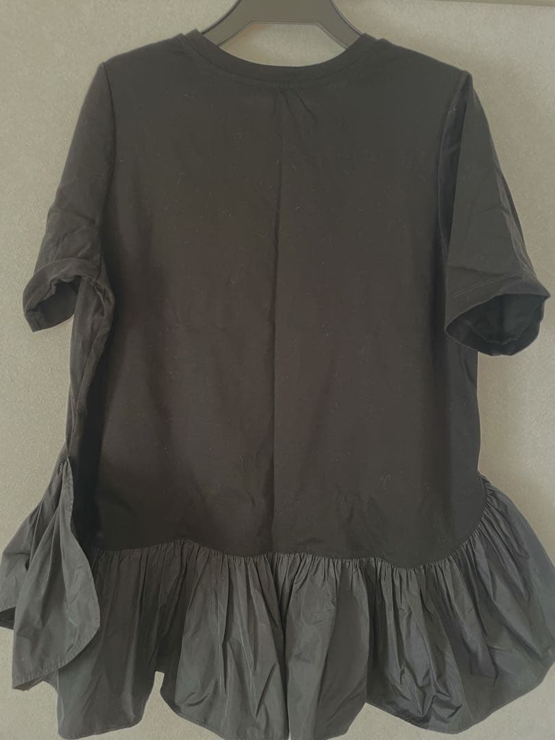 ビアズリー　ギャザーペプラムTee 手洗い可　半袖