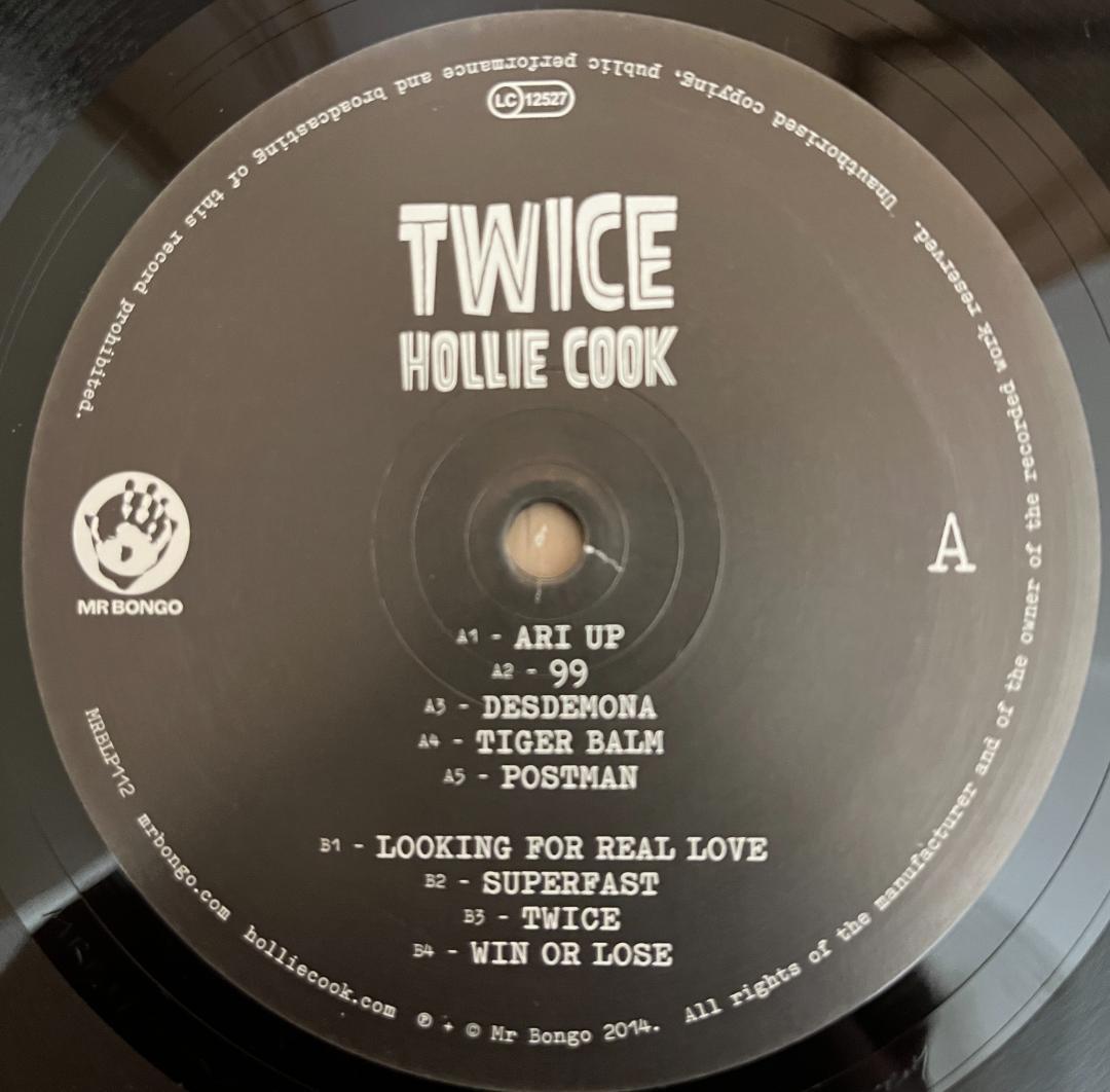 LP Hollie Cook Twice UKオリジナル