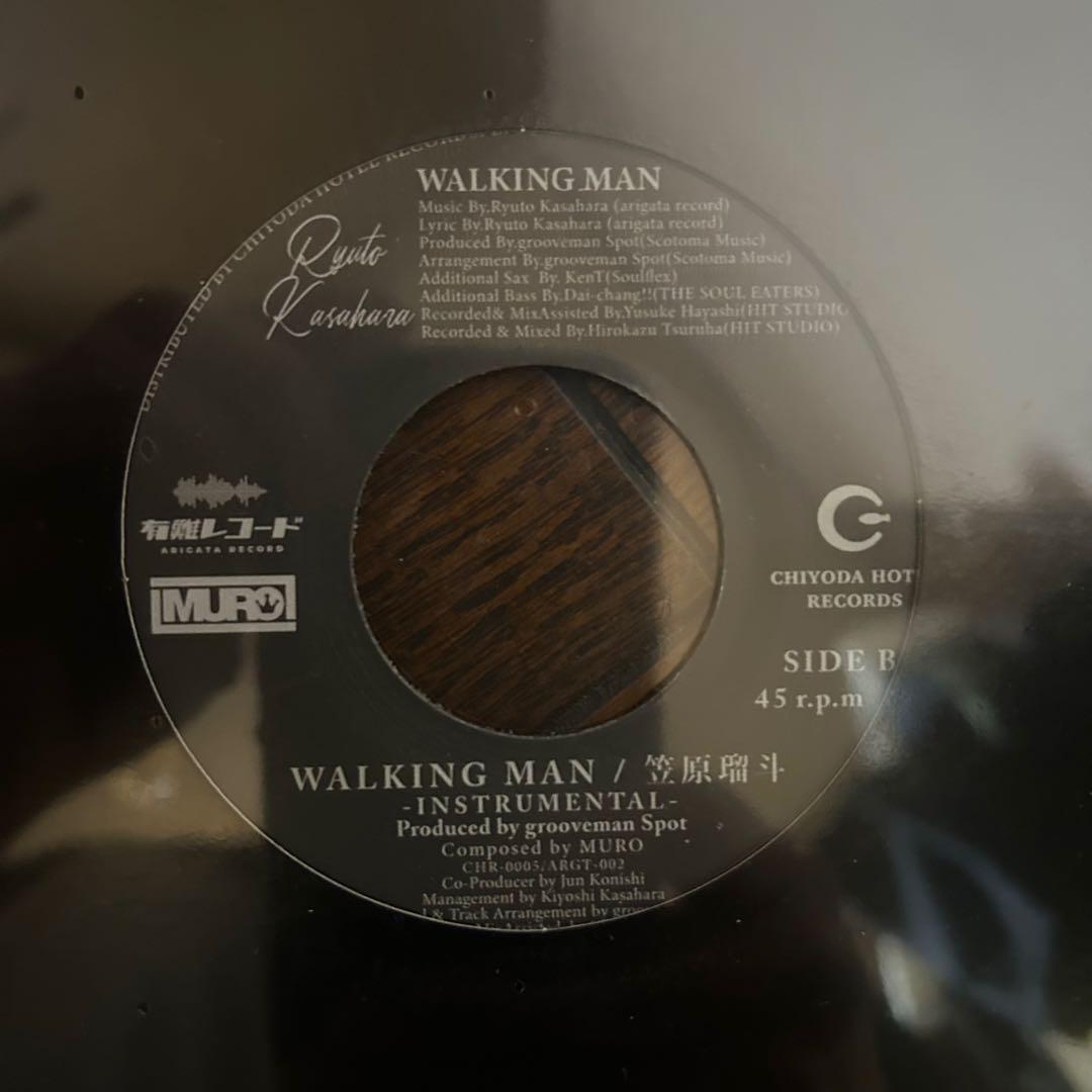 新品 笠原瑠斗 / WALKING MAN 7inch EP レコード 45