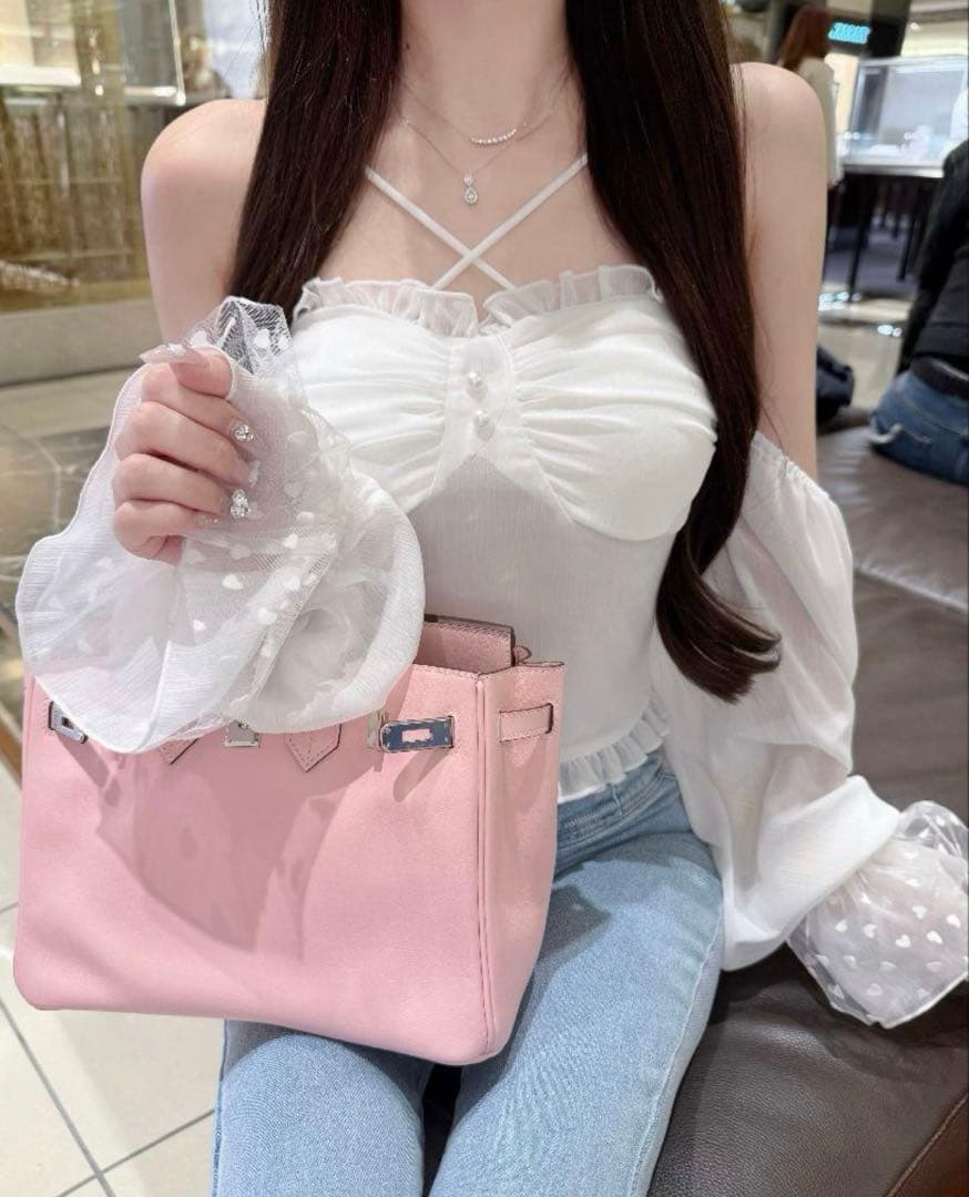 Lumignon Mellow Heart Tulle Top　ルミニョン