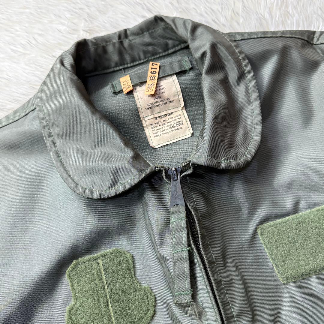 【美品】アルファ×サミット 希少Wネーム 88年 米軍実物 CWU-36/P