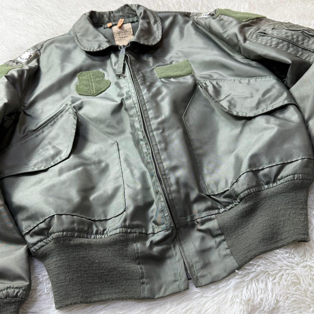 【美品】アルファ×サミット 希少Wネーム 88年 米軍実物 CWU-36/P