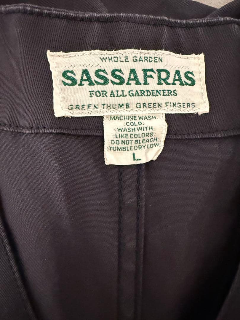 SASSAFRAS/ササフラス Landscaper Vest ネイビー L
