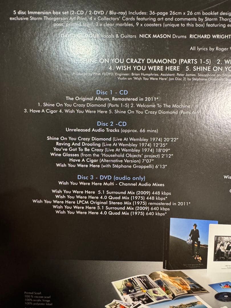 洋楽 Pink Floyd Wish You Were Here Box Set