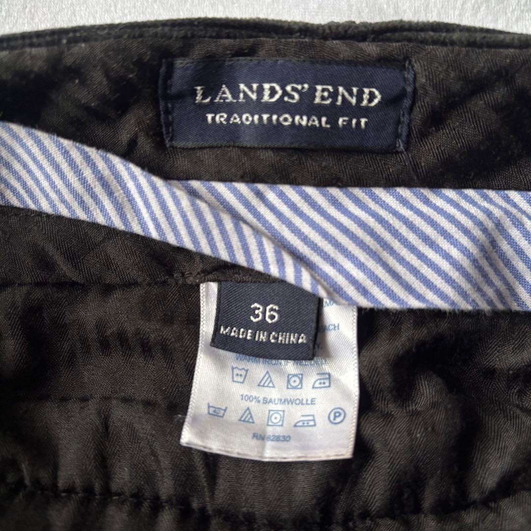 極上90〜00s LAND'S END black corduroy pants