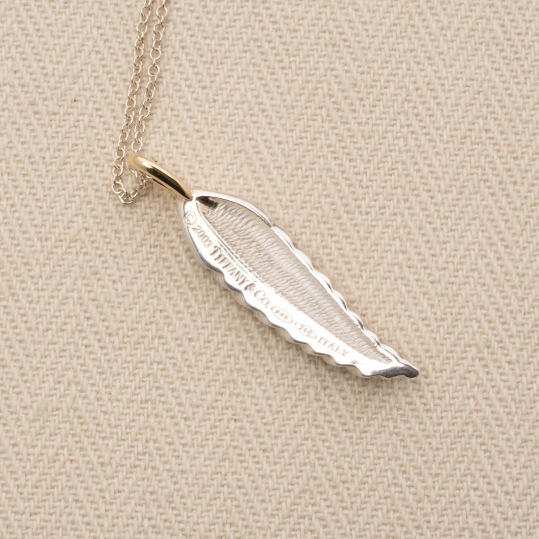 TIFFANY&Co. ヴィンテージ コンビ フェザー ネックレス