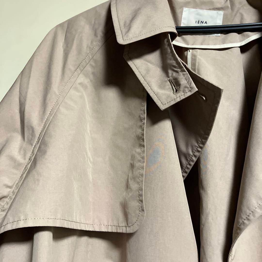IENA イエナ　Pe/ポプリンオーバートレンチコート　ベージュ36