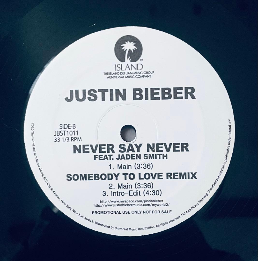 Justin Bieber Somebody to Love レコード