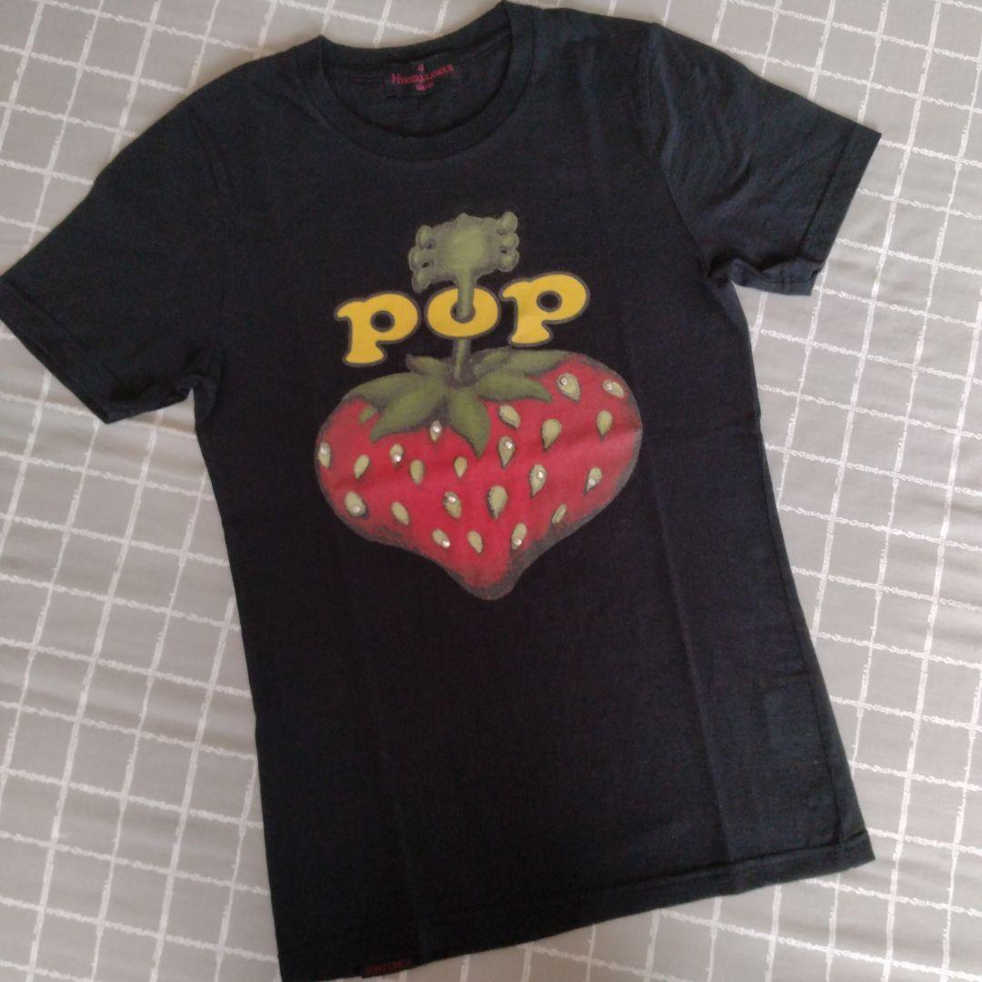ヒステリックグラマー 名作！ イチゴのギター POP Tシャツ カットソー