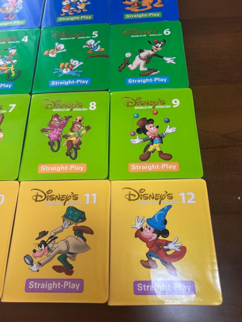 【美品】DWE ディズニー英語システム　ストレートプレイ　DVD全12巻 新子役