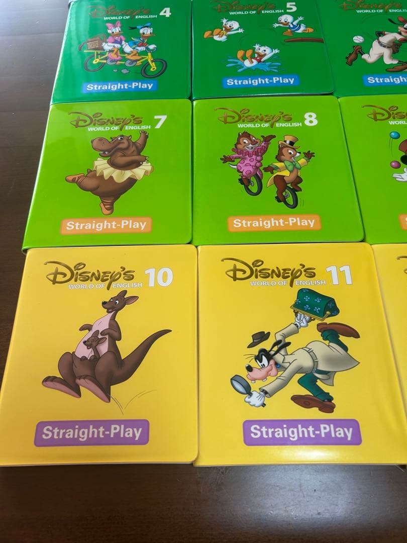 【美品】DWE ディズニー英語システム　ストレートプレイ　DVD全12巻 新子役