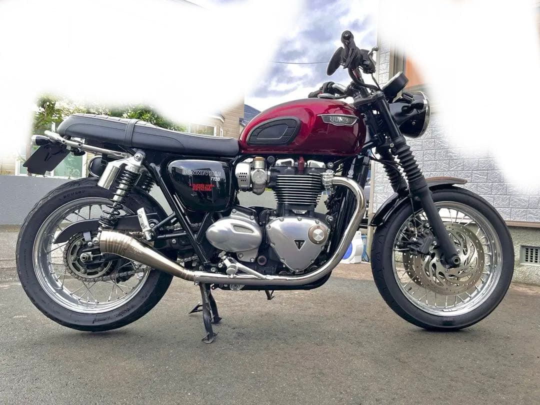 MOTONE ODIN ボンネビル T100/T120マフラー
