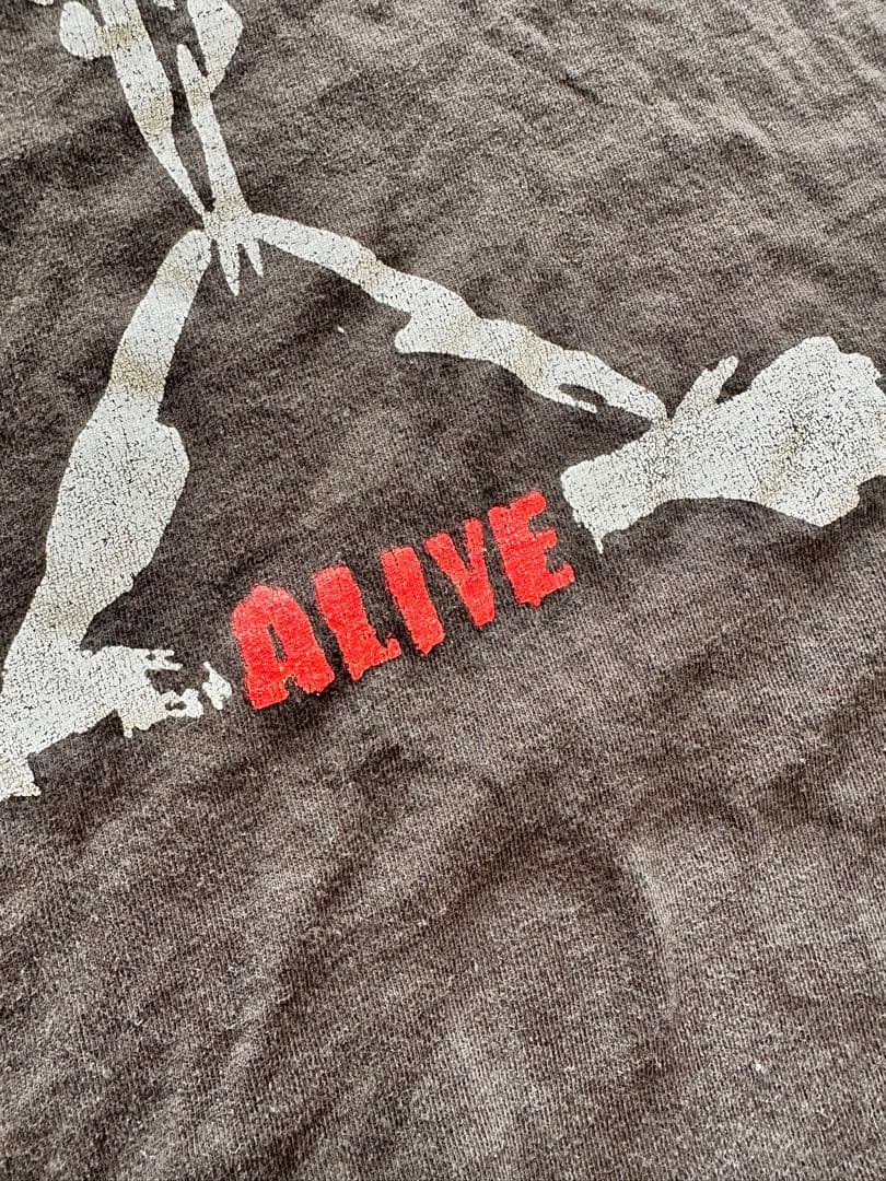 PEARL JAM “ALIVE”バンドTシャツ セットリスト　Hanes