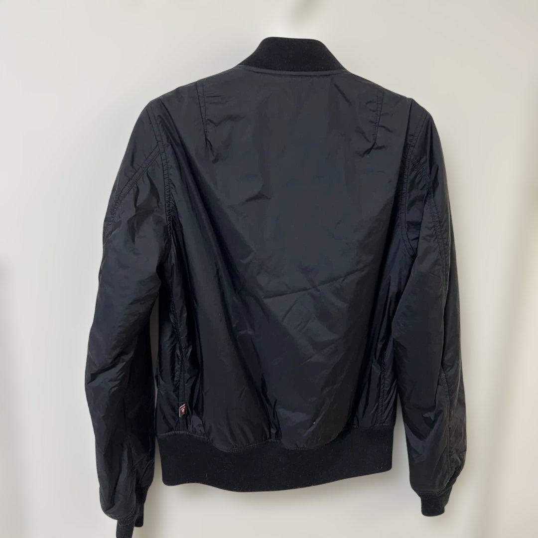ALPHA INDUSTRIES アルファ MA-1 フライトジャケット 黒 M