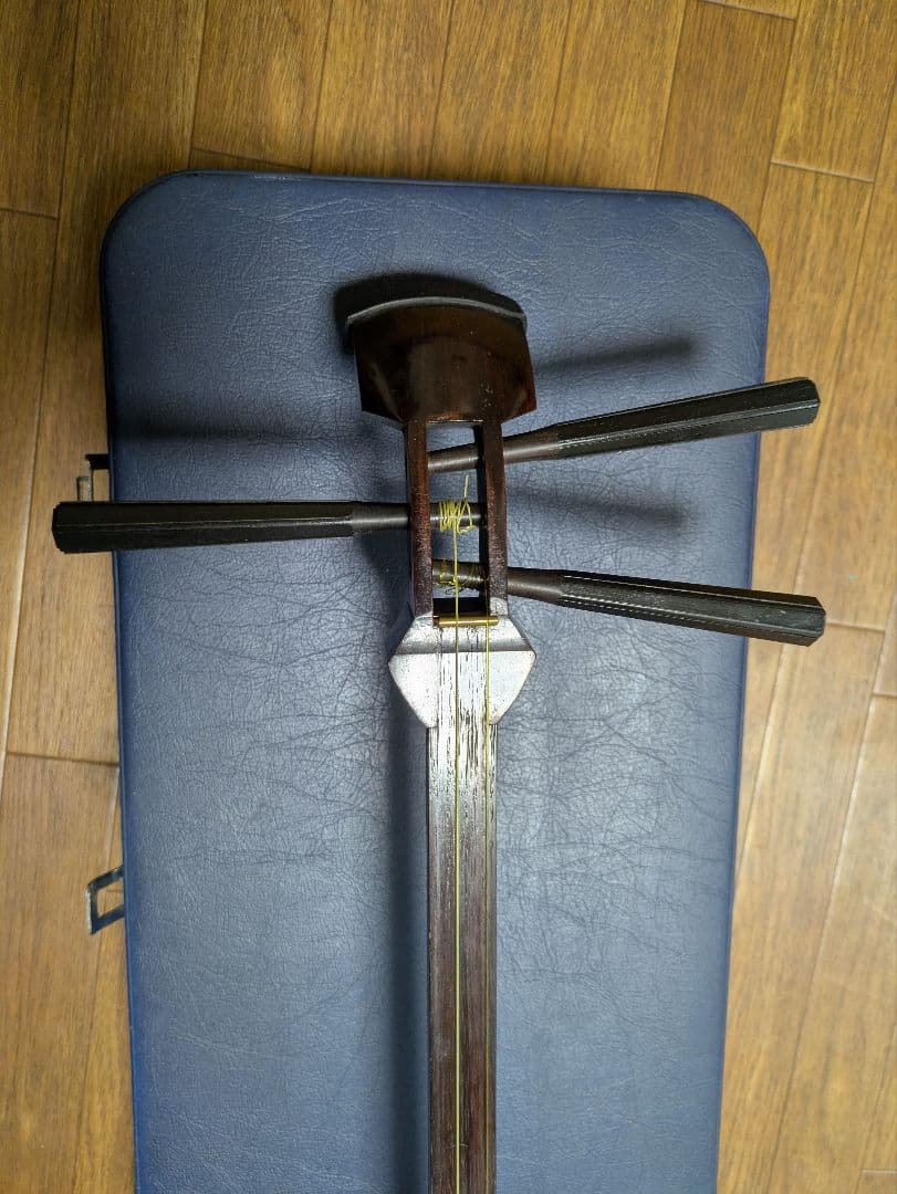 三味線本体 青色ケース付