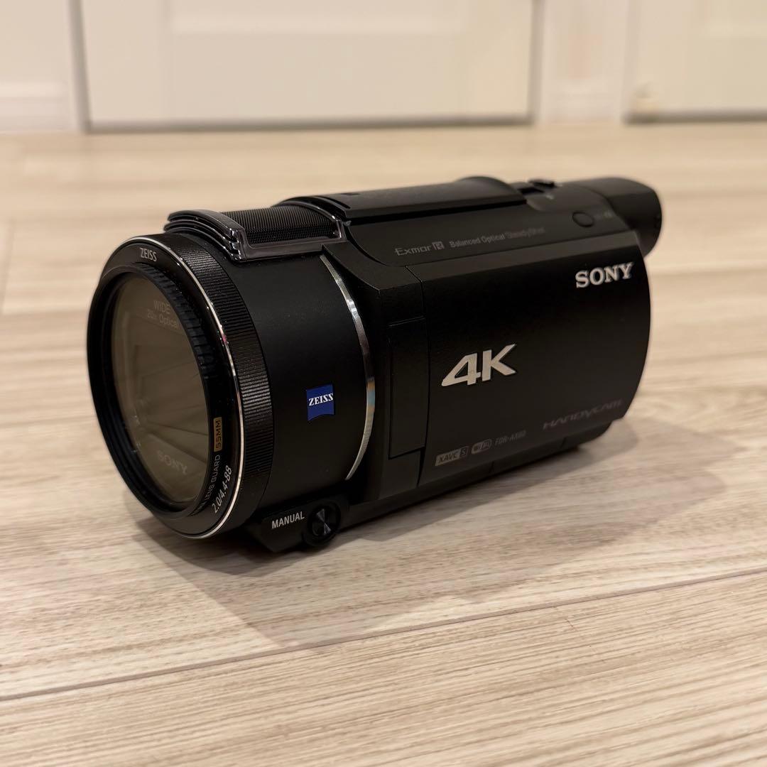 フルセット SONY FDR-AX60バッテリー3個、マイク、グリップ等他