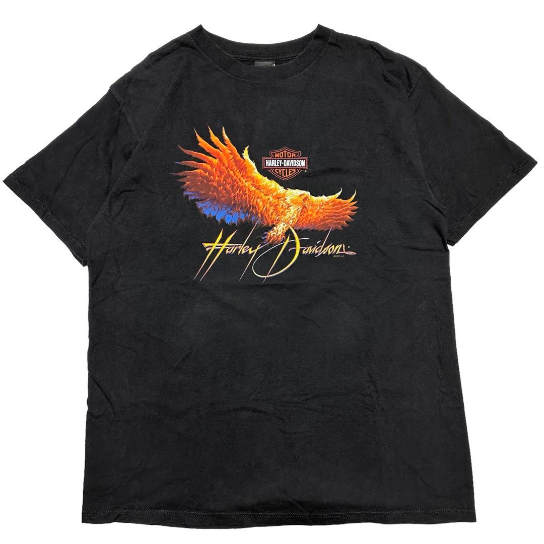 【90s】USA製　ハーレーダビッドソン　HOLOUBEK Tシャツ
