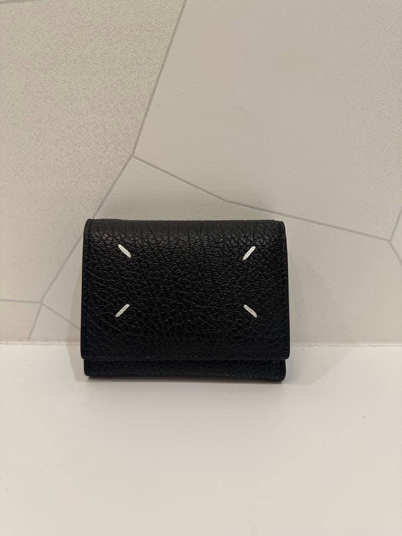 さ*き様 Maison Margiela ブラック 三つ折り財布