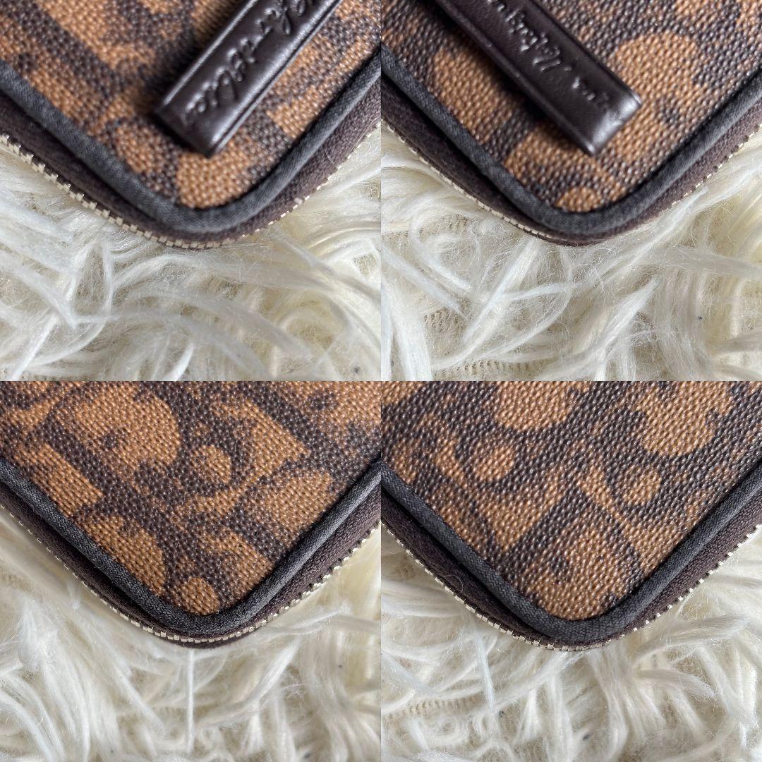 【激レア 美品】ディオール　ロマンティック　ミニ財布　トロッター　リボン　D金具