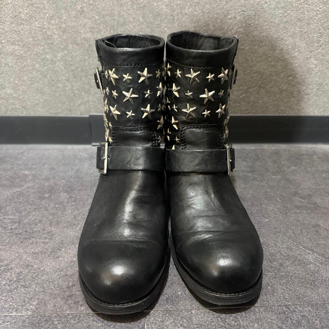 Jimmy Choo ジミー チュウ スタースタッズエンジニアブーツ サイズ40
