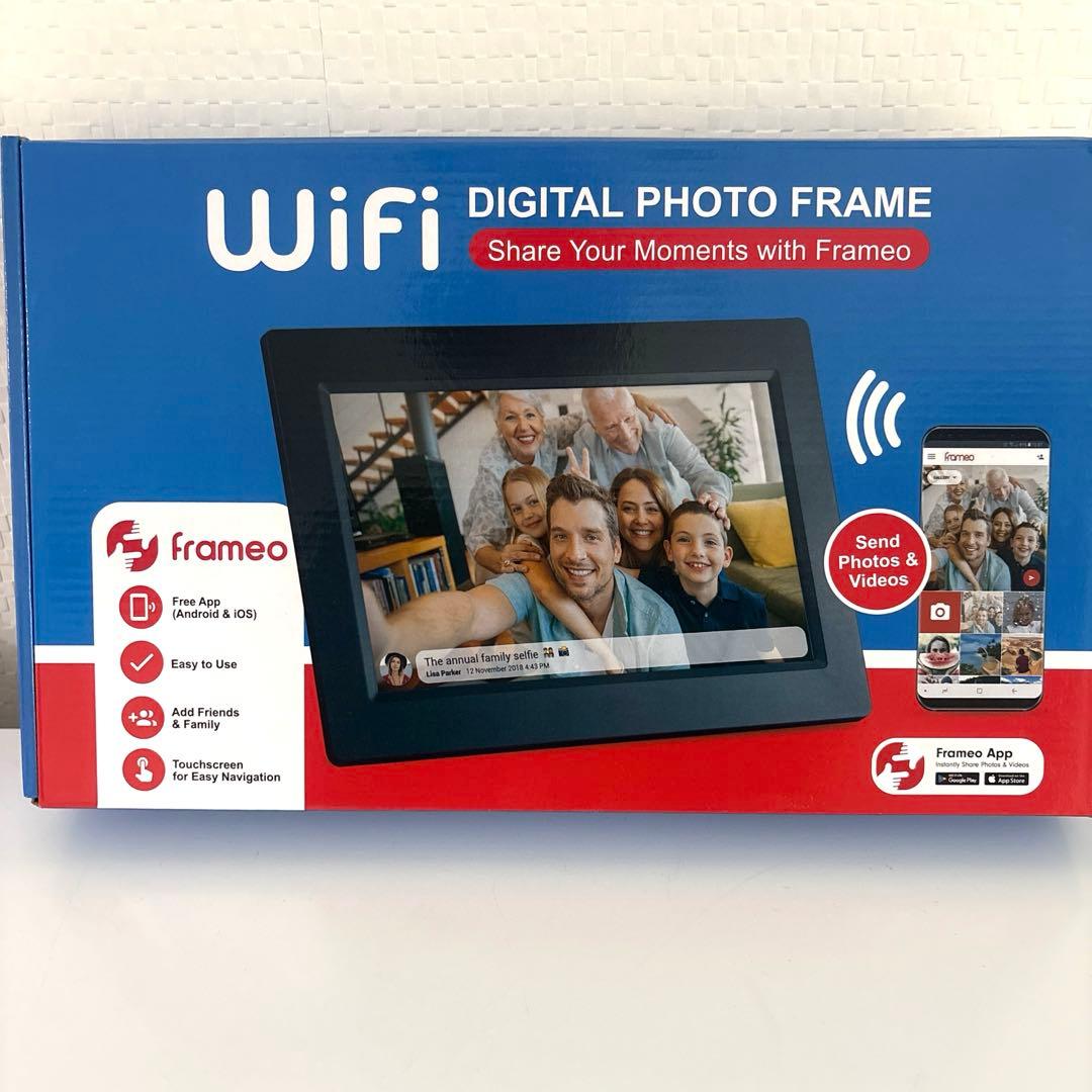 デジタルフォトフレーム 10.1インチ WiFi対応 自動回転 タッチスクリーン