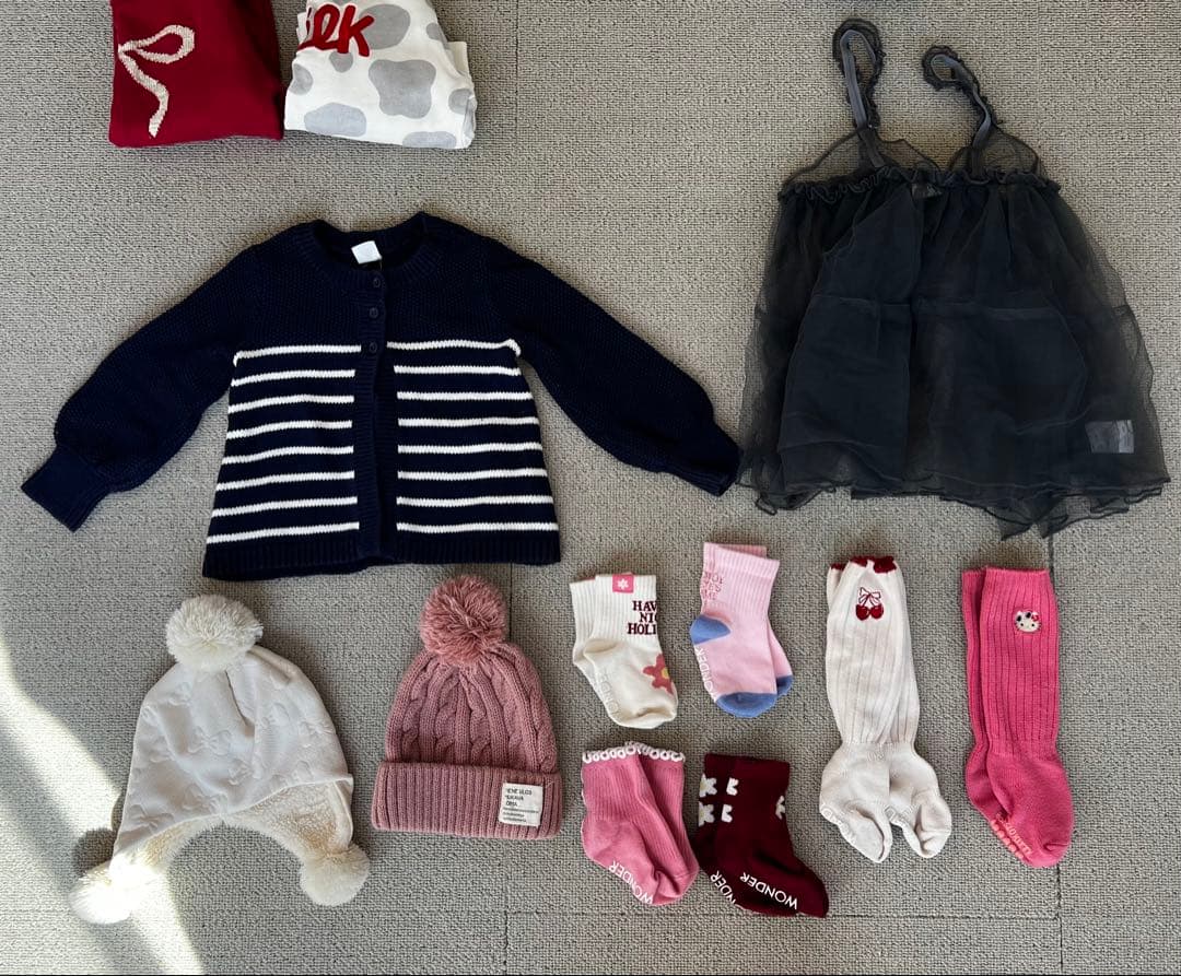 ベビー服　47点　まとめ売り　80 90 サイズ　女の子　姉妹　お揃い