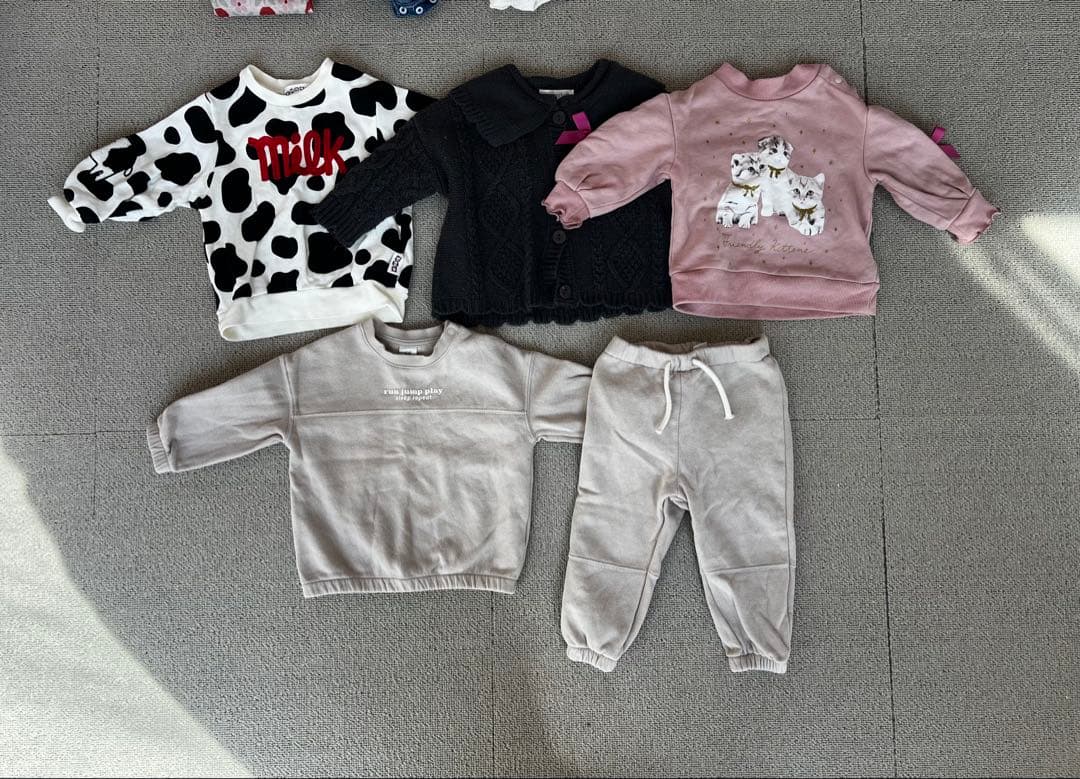 ベビー服　47点　まとめ売り　80 90 サイズ　女の子　姉妹　お揃い