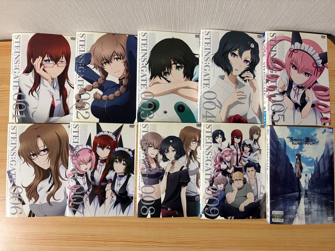 STEINS;GATE レンタル　全巻　dvd